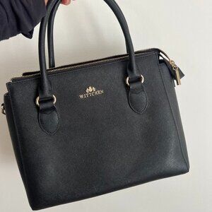 Elegant Wittchen Handbag – Genuine Leather, Gold Details